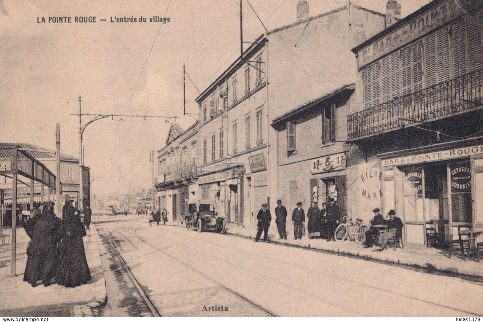 13 /MARSEILLE / LA POINTE ROUGE /  L ENTREE DU VILLAGE