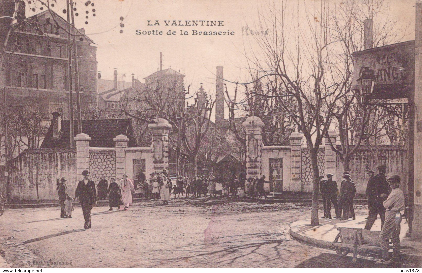 13 / MARSEILLE / LA VALENTINE / SORTIE DE LA BRASSERIE / RARE