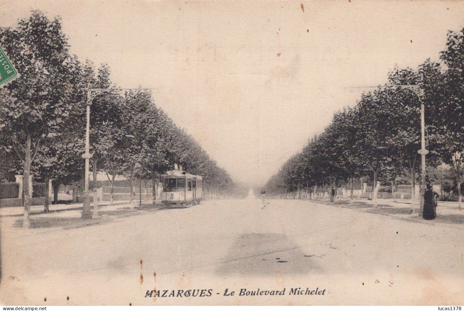 13 / MARSEILLE / MAZARGUES / LE BOULEVARD MICHELET / TRAMWAY