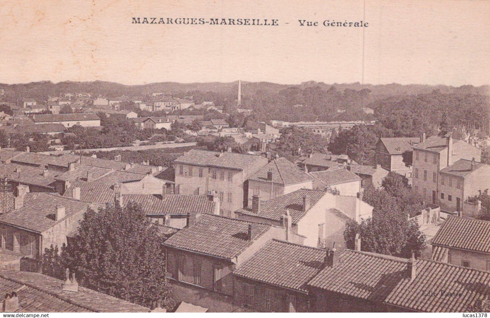 13 / MARSEILLE / MAZARGUES / VUE GENERALE