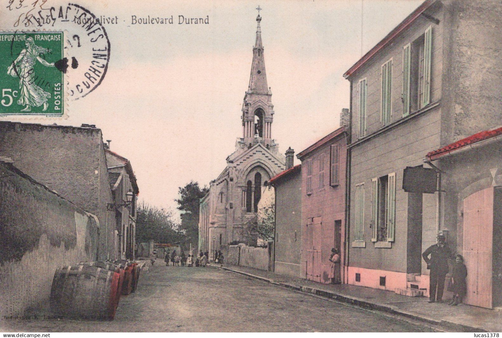 13 / MARSEILLE / MONTOLIVET / BOULEVARD DURAND / LACOUR 2167 COLORISEE