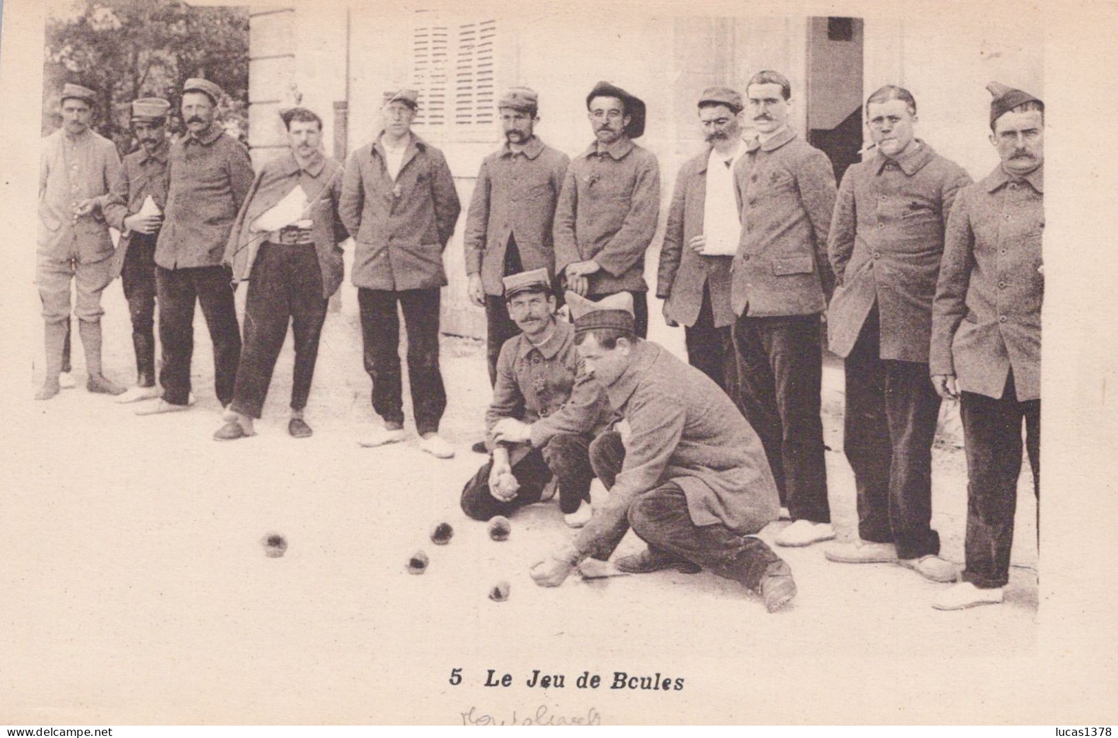 13 / MARSEILLE / MONTOLIVET / HOPITAL AUXILIAIRE N 109 / LE JEU DE BOULES