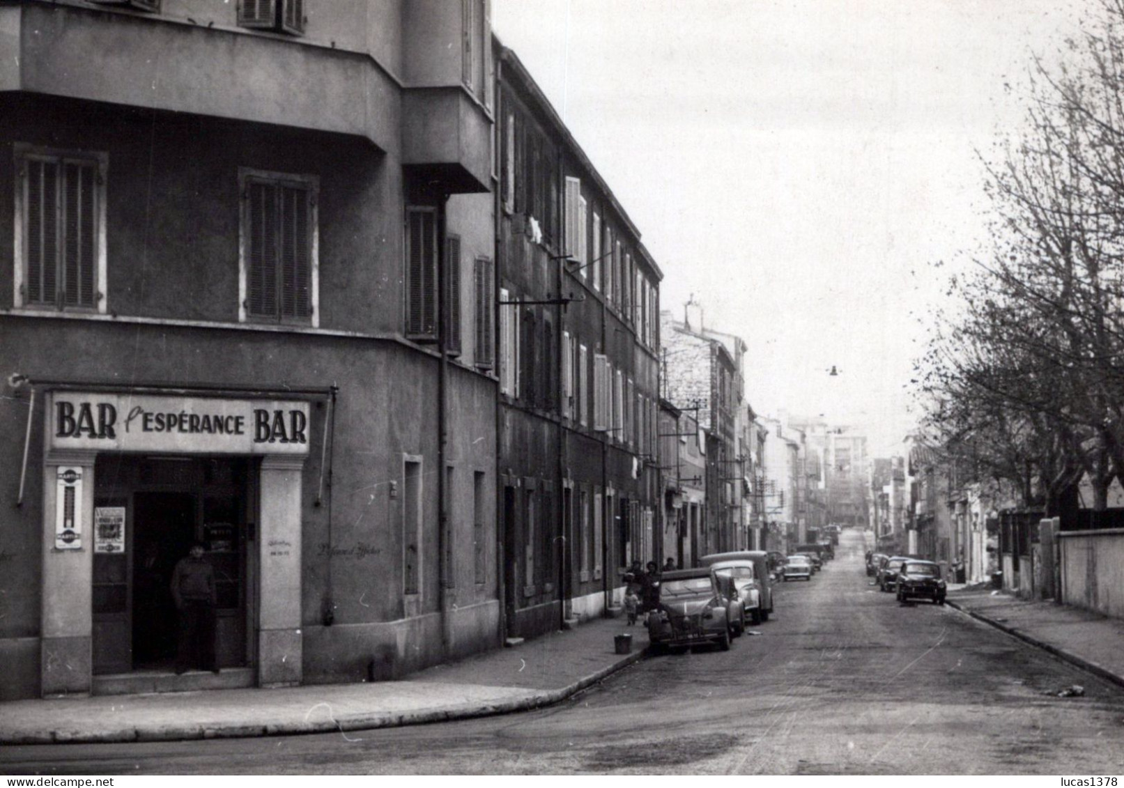 13 / MARSEILLE / QUARTIER LE ROUET RABATAU / BAR L' ESPERANCE / RARE CPSM