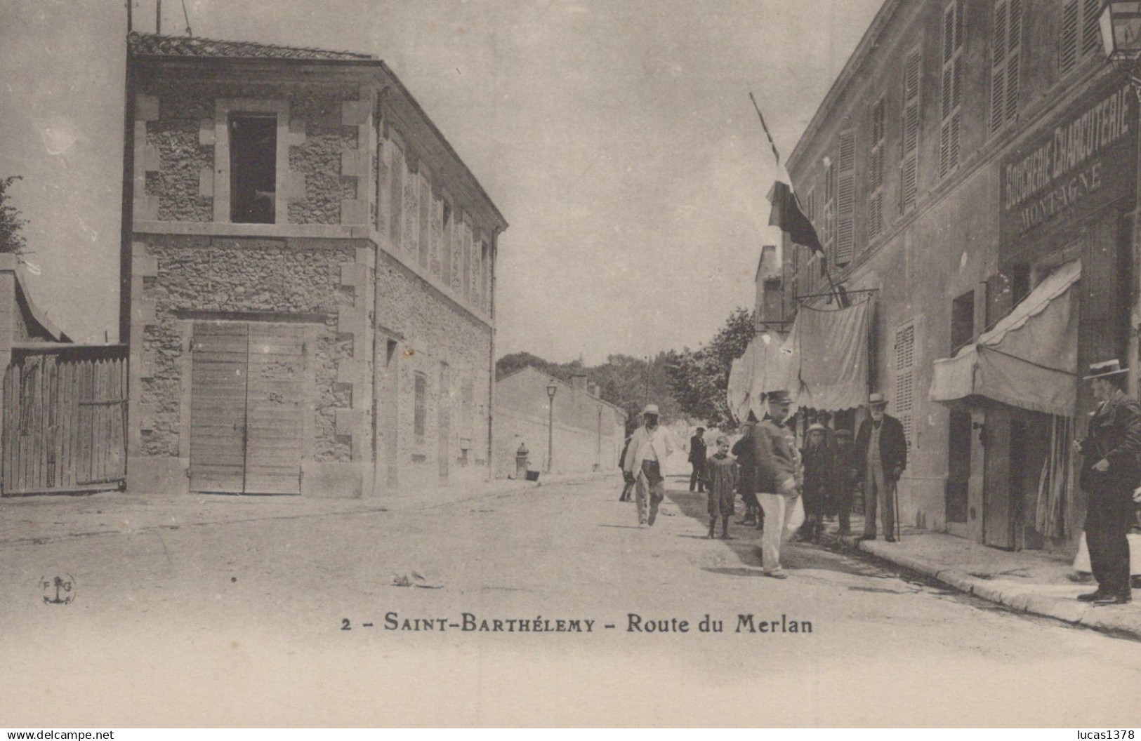 13 / MARSEILLE / SAINT BARTHELEMY / ROUTE DU MERLAN / FR 2 / RARE