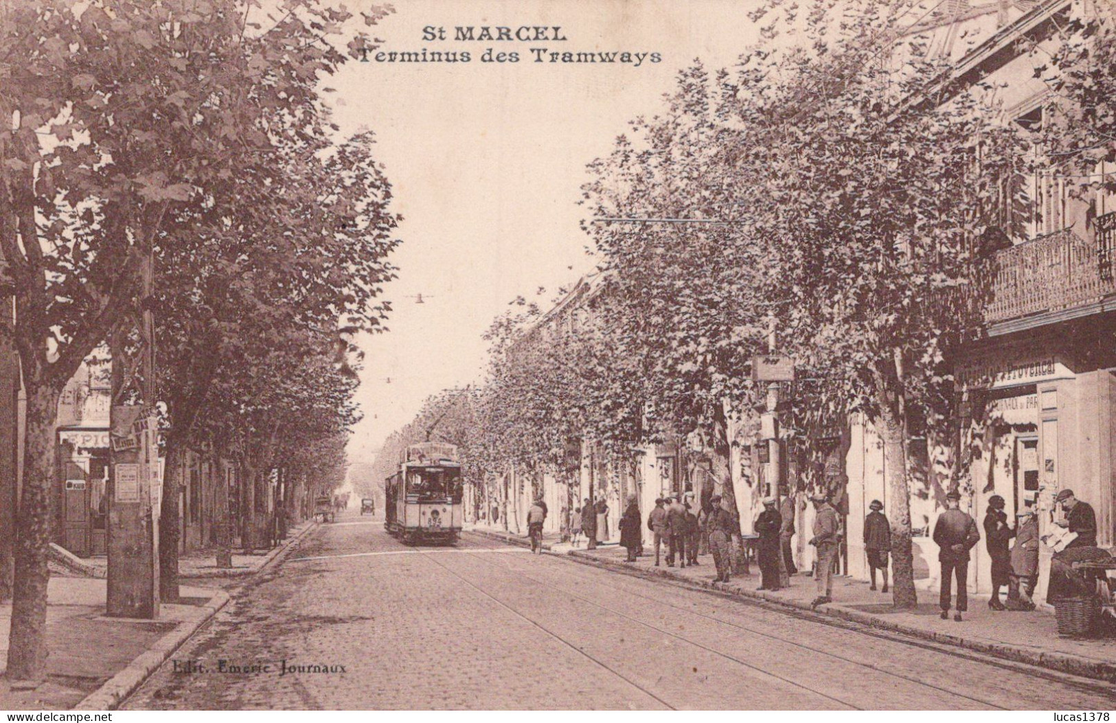 13 / MARSEILLE / SAINT MARCEL / TERMINUS DES TRAMWAYS