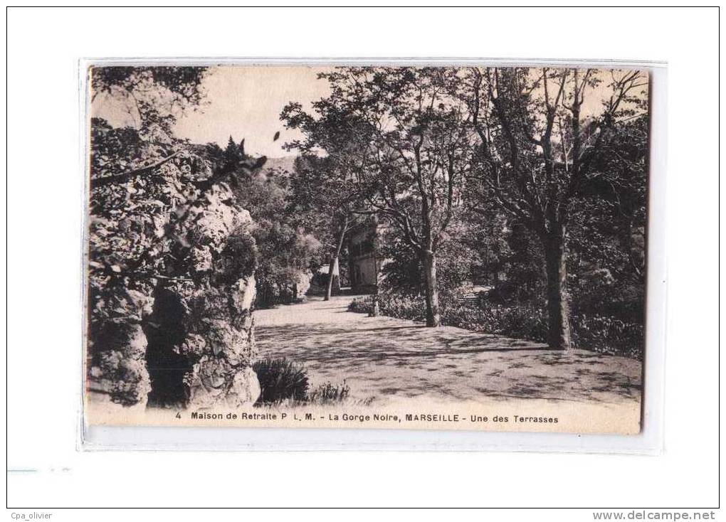 13 MARSEILLE St Loup, Maison de Retraite PLM, Gorge Noire, Terrasse, ed ? 4, 192?