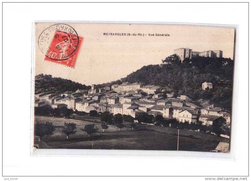 13 MEYRARGUES Vue Générale, Chateau, ed Laclau, 1927