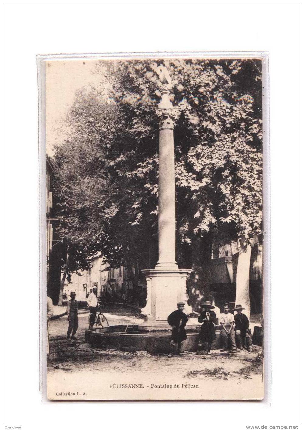13 PELISSANNE Fontaine du Pélican, animée, ed LA, 190?