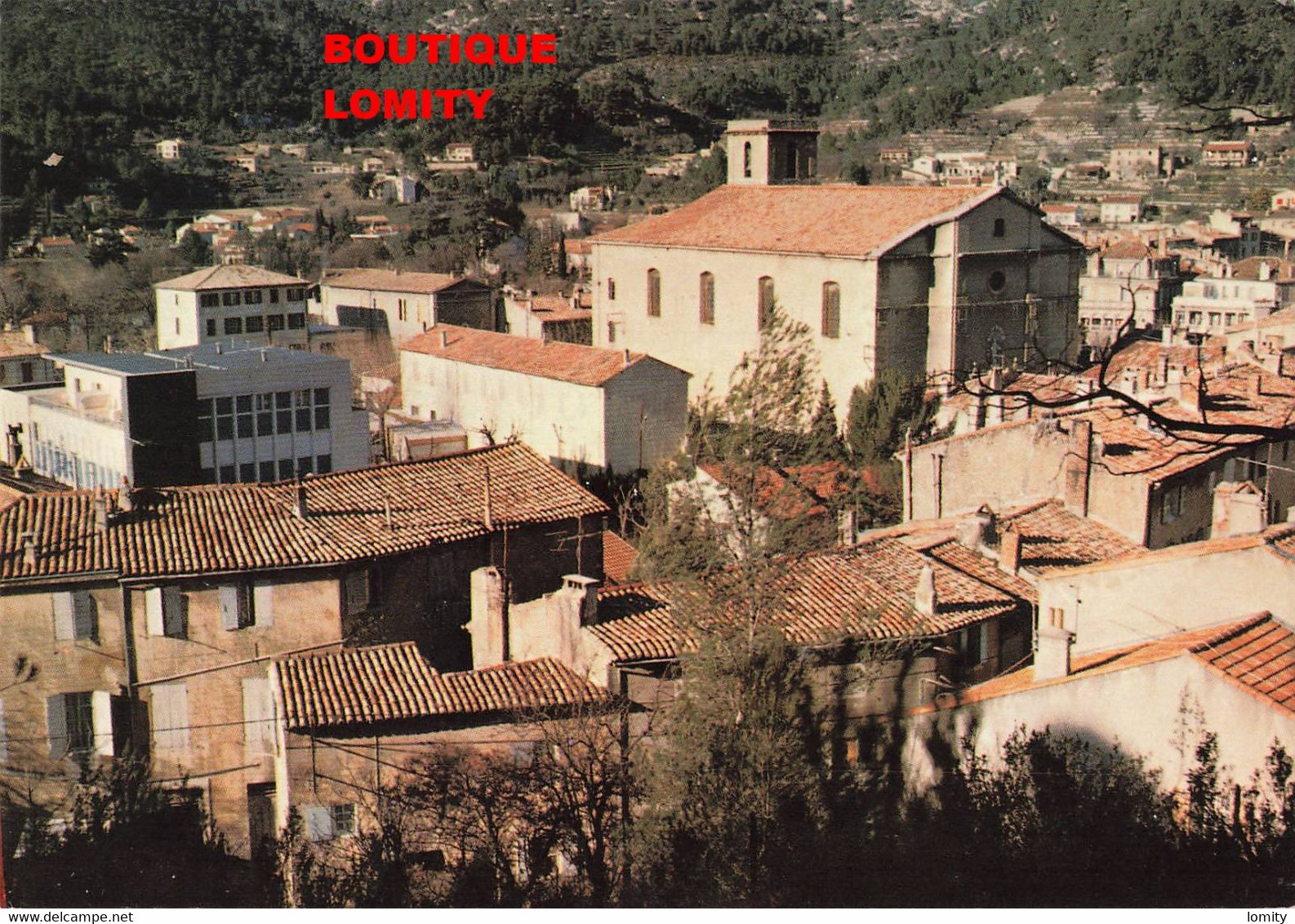 13 Roquevaire mairie eglise hospice cachet flamme Roquevaire 1987