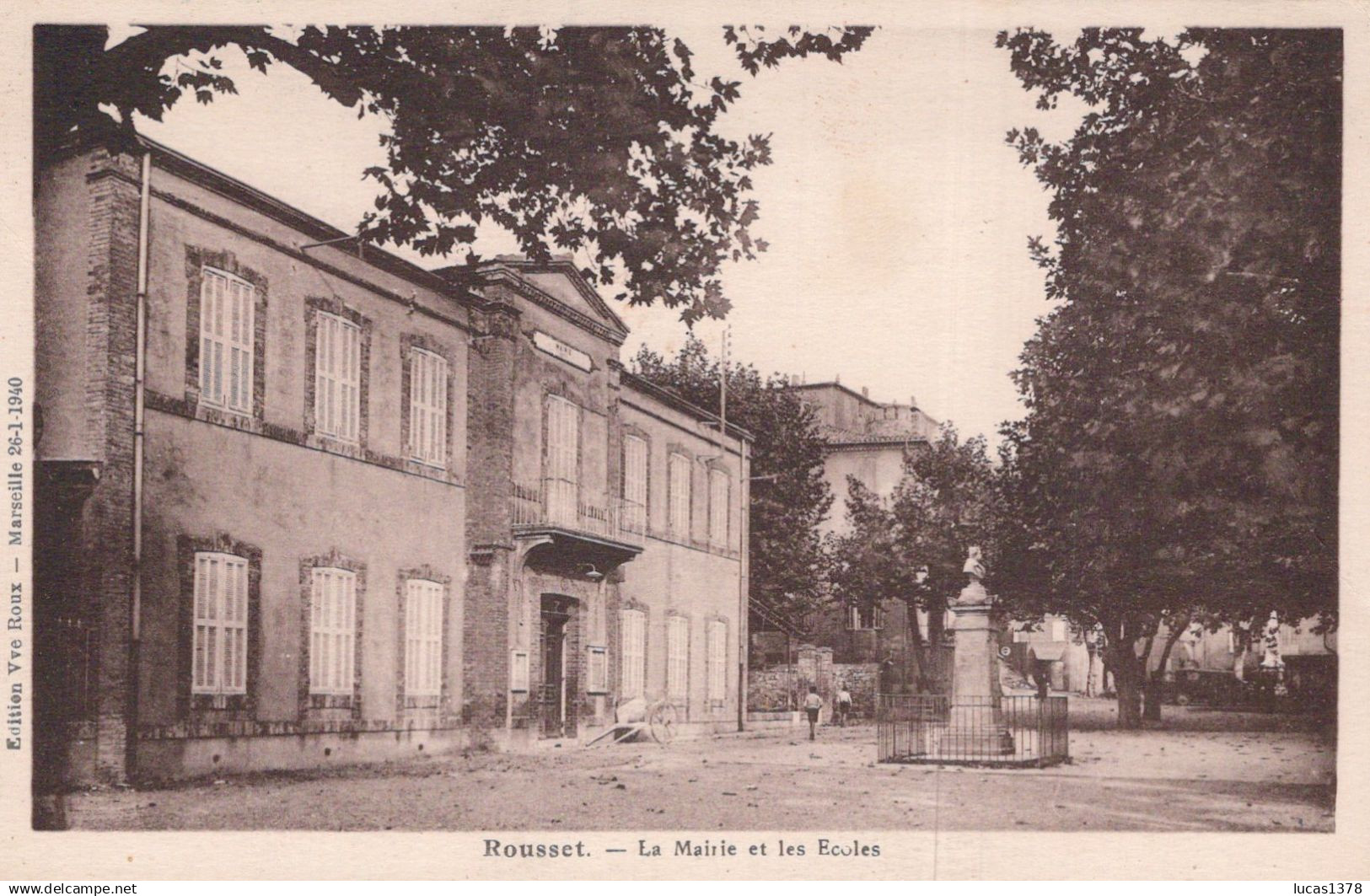 13 / ROUSSET / MAIRIE ET ECOLES