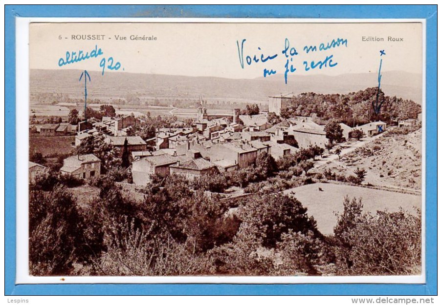 13 - ROUSSET --  Vue générale