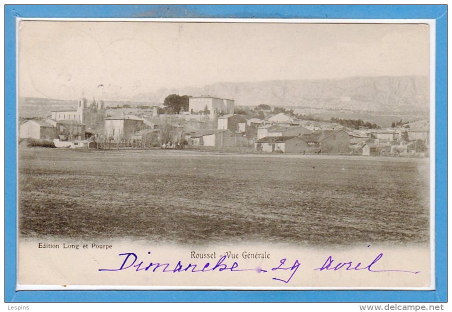 13 - ROUSSET --  Vue générale