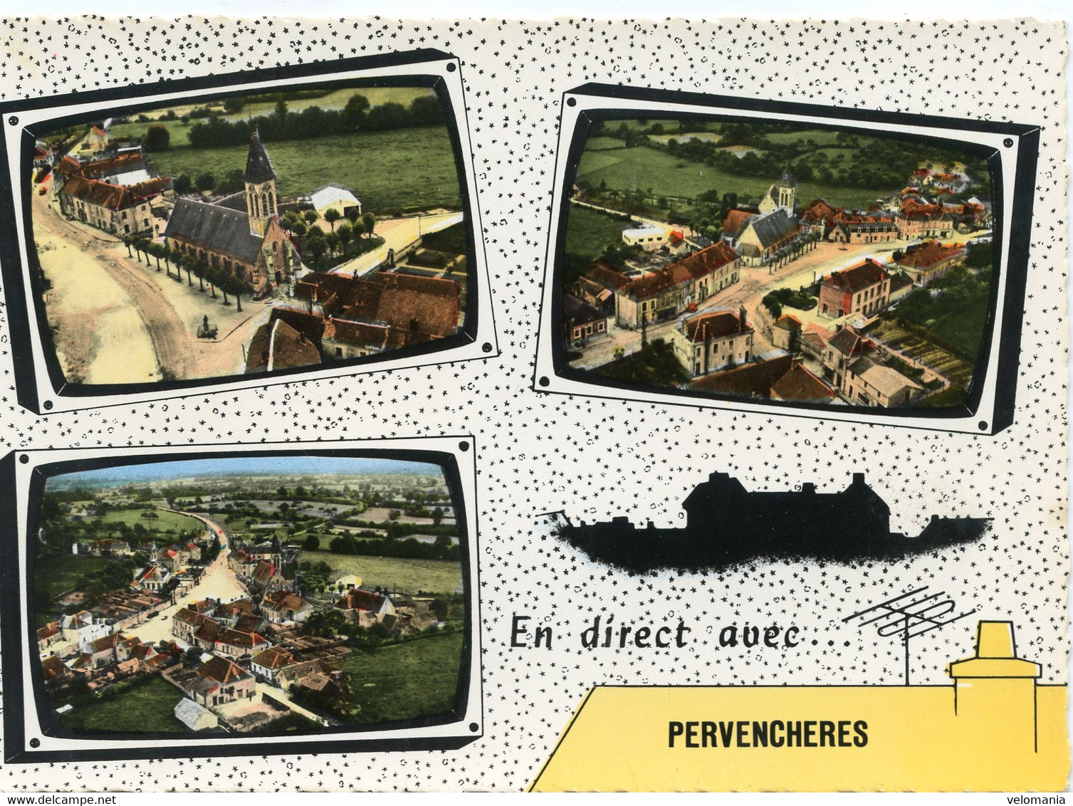13006 cpsm Pervenchères - multivues