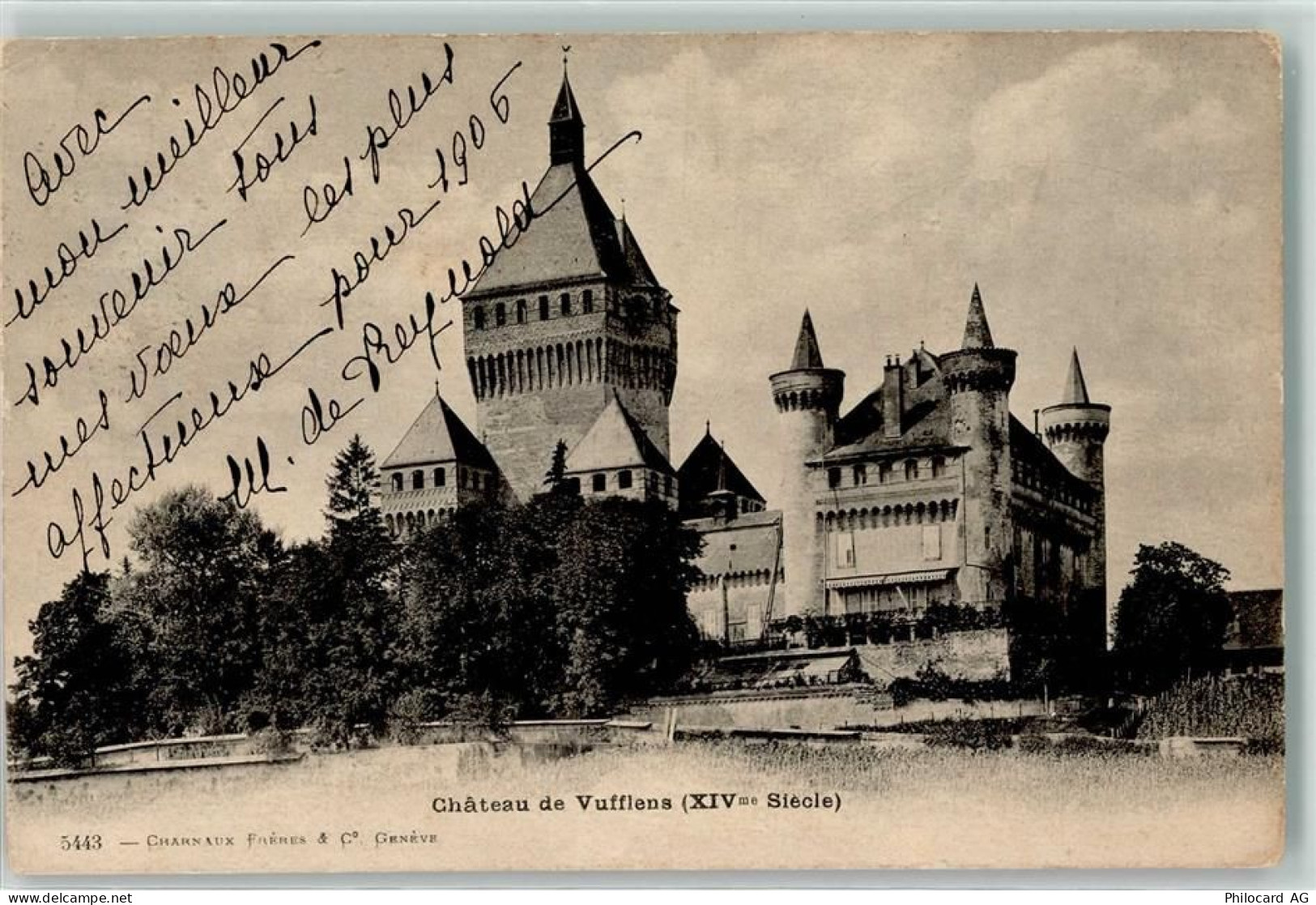 1302 Vufflens-la-Ville 1906 - Schloss - 39495063