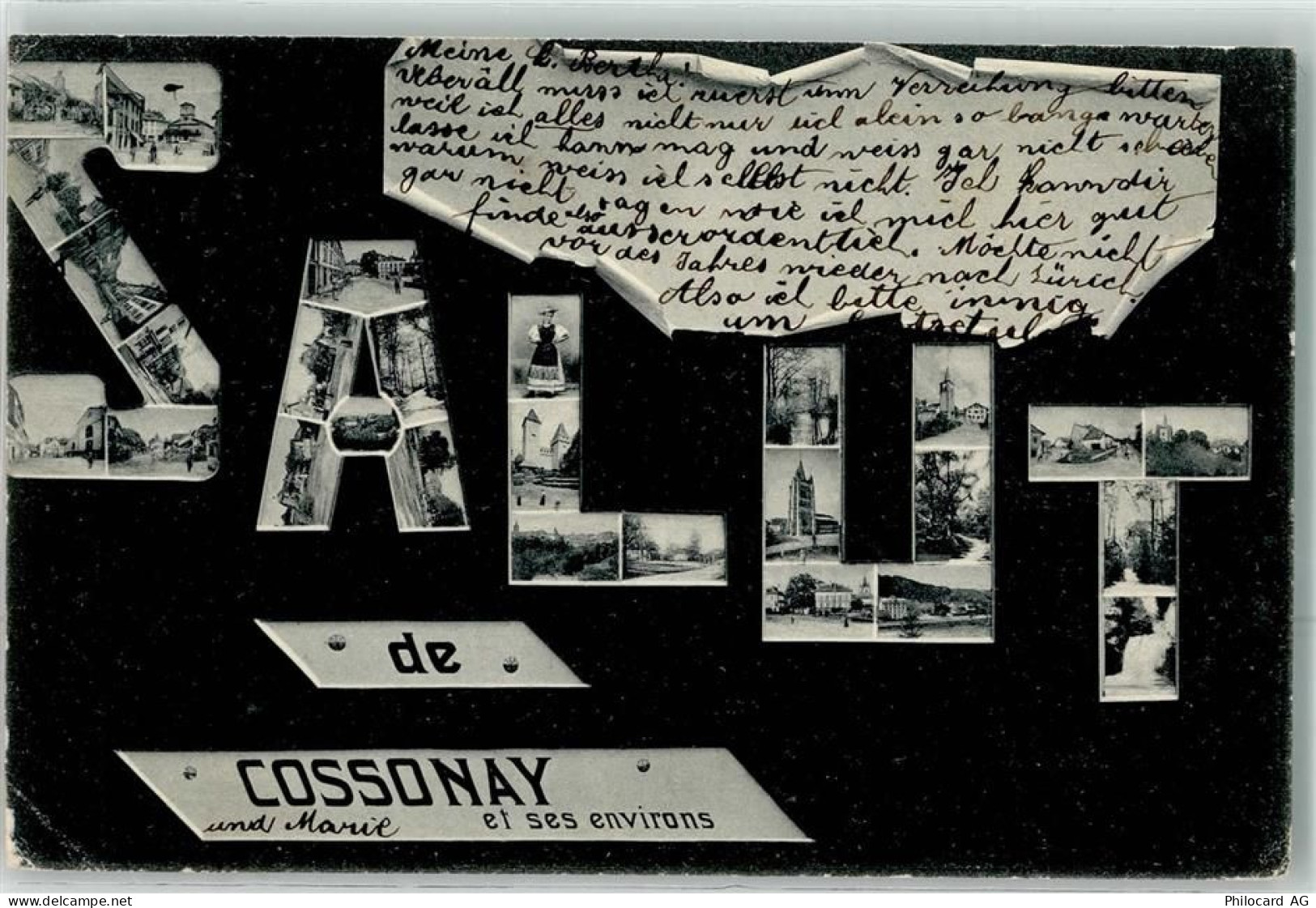 1304 Cossonay-Ville 1905 Gebrauchsspuren - 10645447