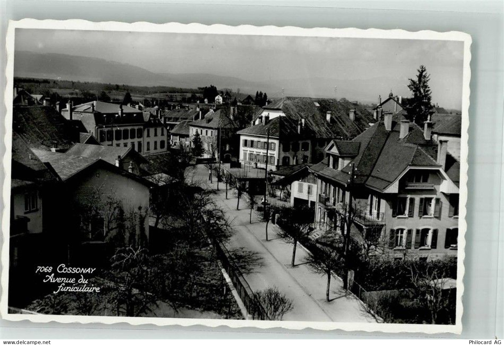 1304 Cossonay-Ville Foto AK Feldpost Takt.techn.Kurs.Vpf. Trp. Avenue du... - 14000985