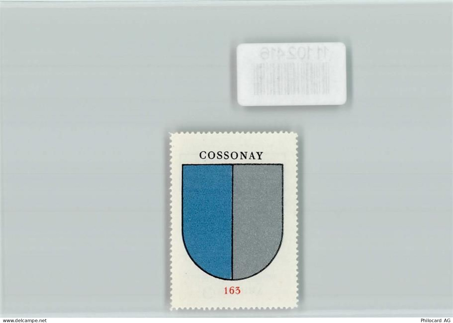 1304 Cossonay-Ville - Vignette Wappen Kaffee Hag ca 1920-1940 - 11102416