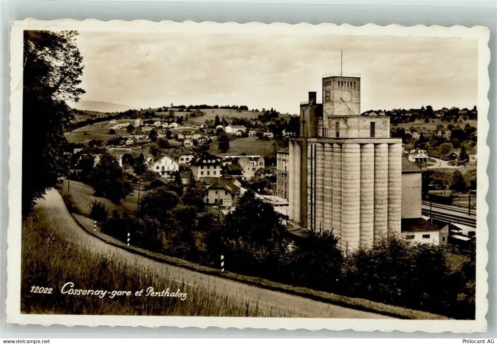 1305 Penthalaz Cossonay Foto AK Bahnhof Cossonay-gare - 10742210