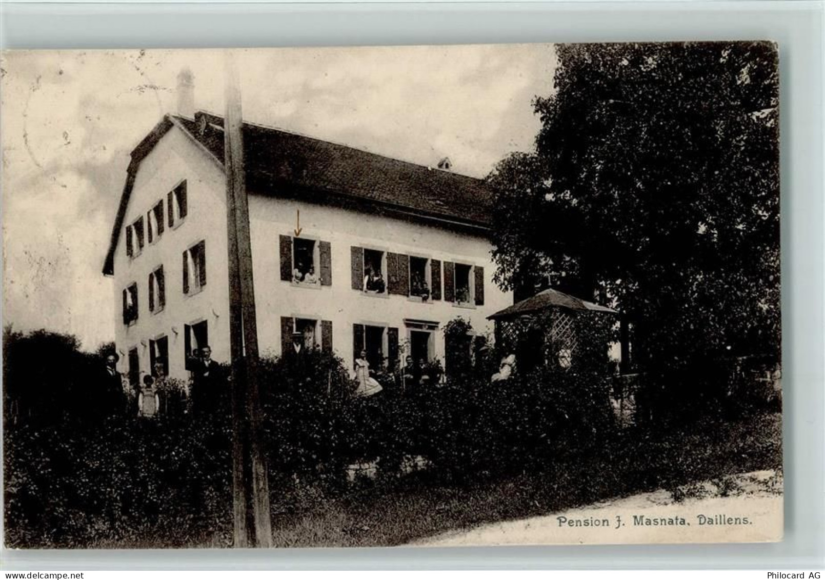 1306 Daillens 1912 - Pension Masnata AK - 13213970