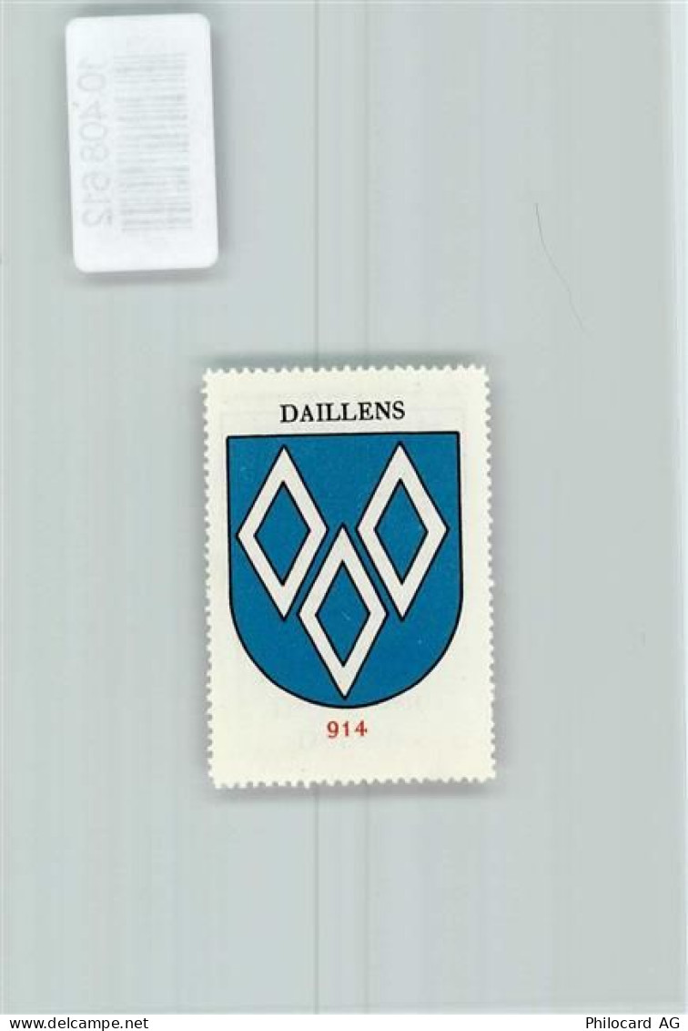 1306 Daillens - Vignette Wappen Kaffee Hag ca 1920-1940 - 10408612