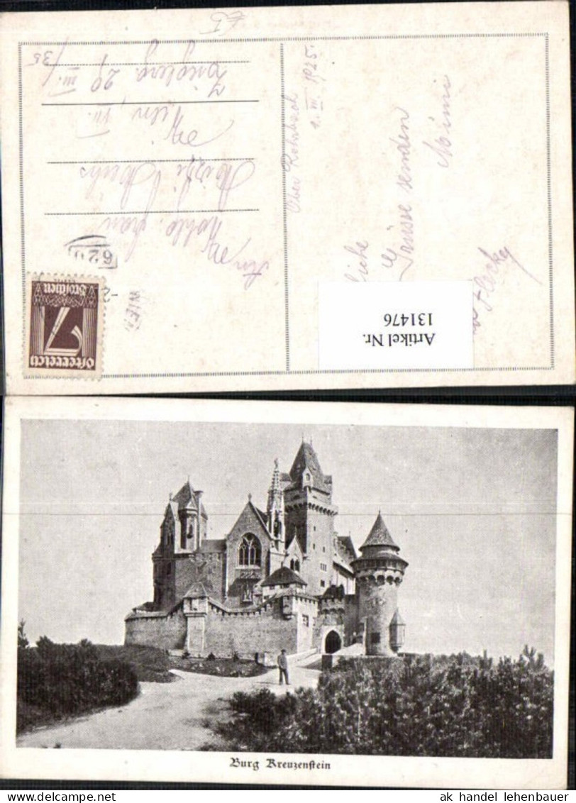 131476,Burg Kreuzenstein bei Korneuburg 1915