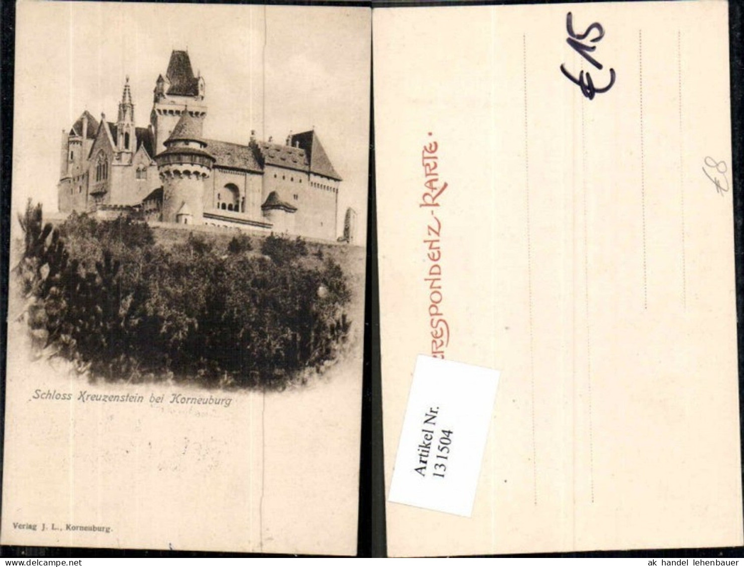 131504,Schloss Kreuzenstein bei Leobendorf Korneuburg