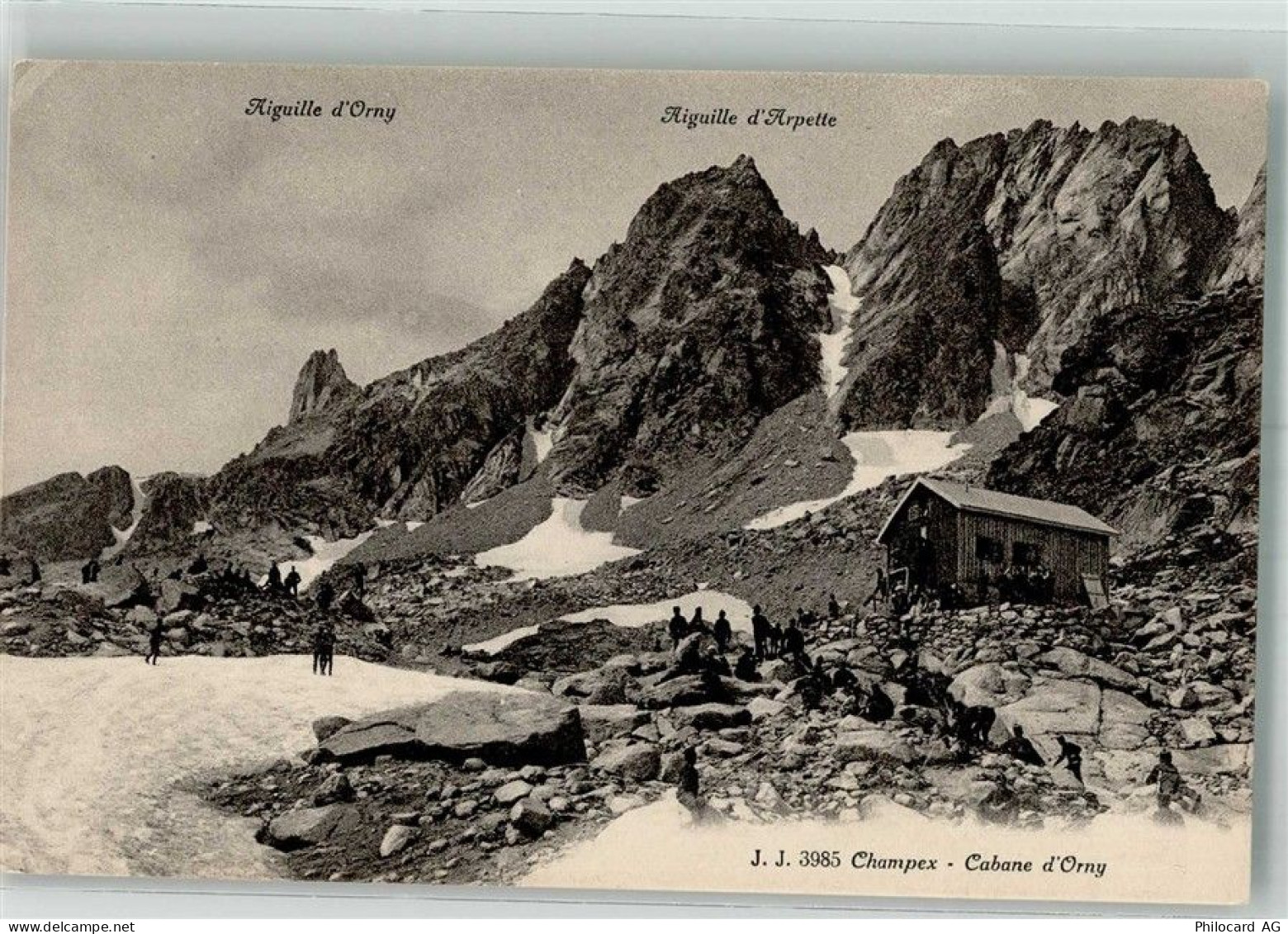 1317 Orny Foto AK Hütte Cabane d'Orny - 38210242