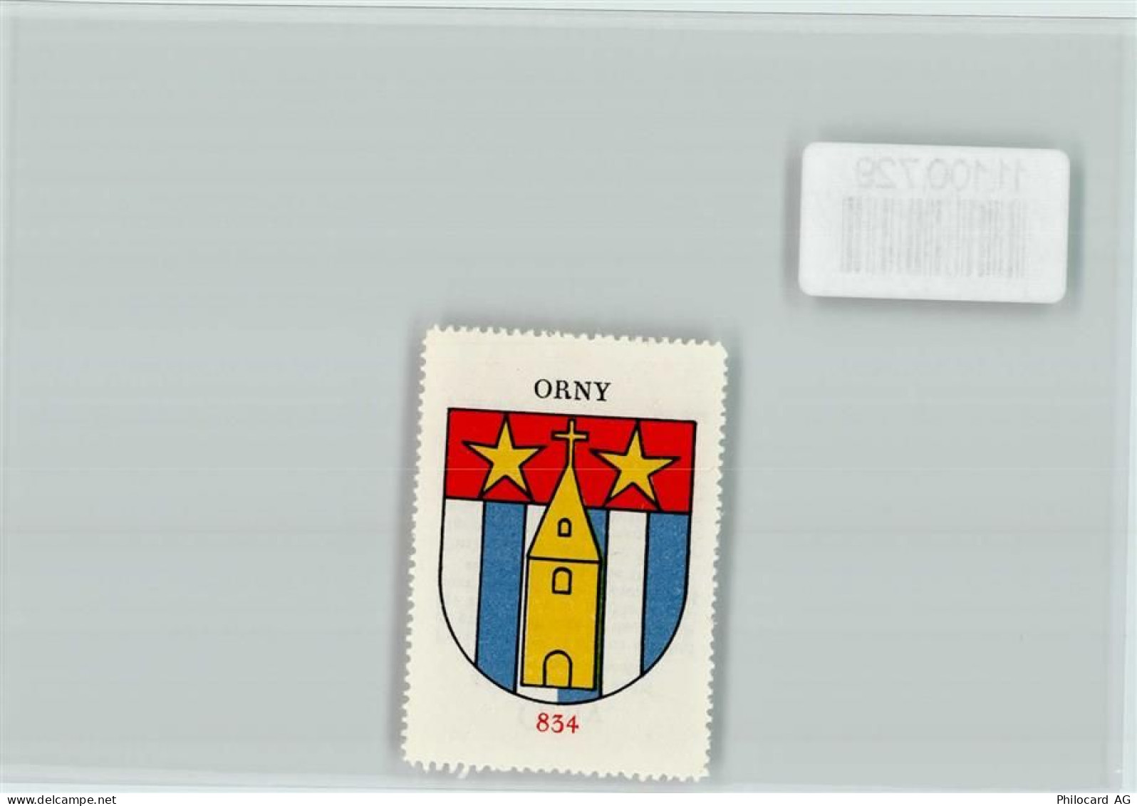 1317 Orny - Vignette Wappen Kaffee Hag ca 1920-1940 Orny - 11100729