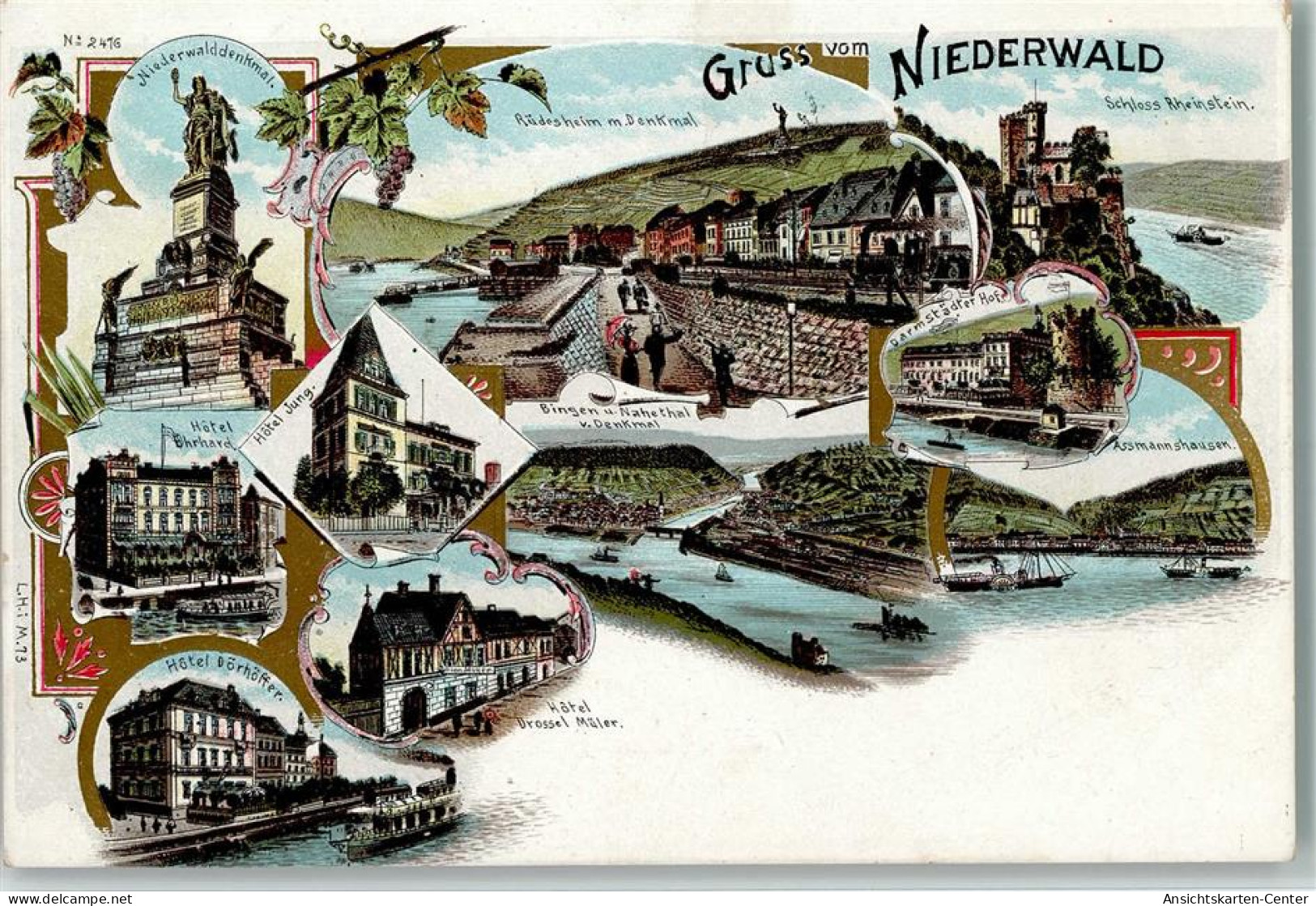 13209404 - Niederwald , Jagdschloss