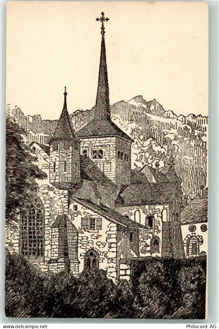 1323 Romainmôtier-Envy - Temple vue Nord est - 10611277