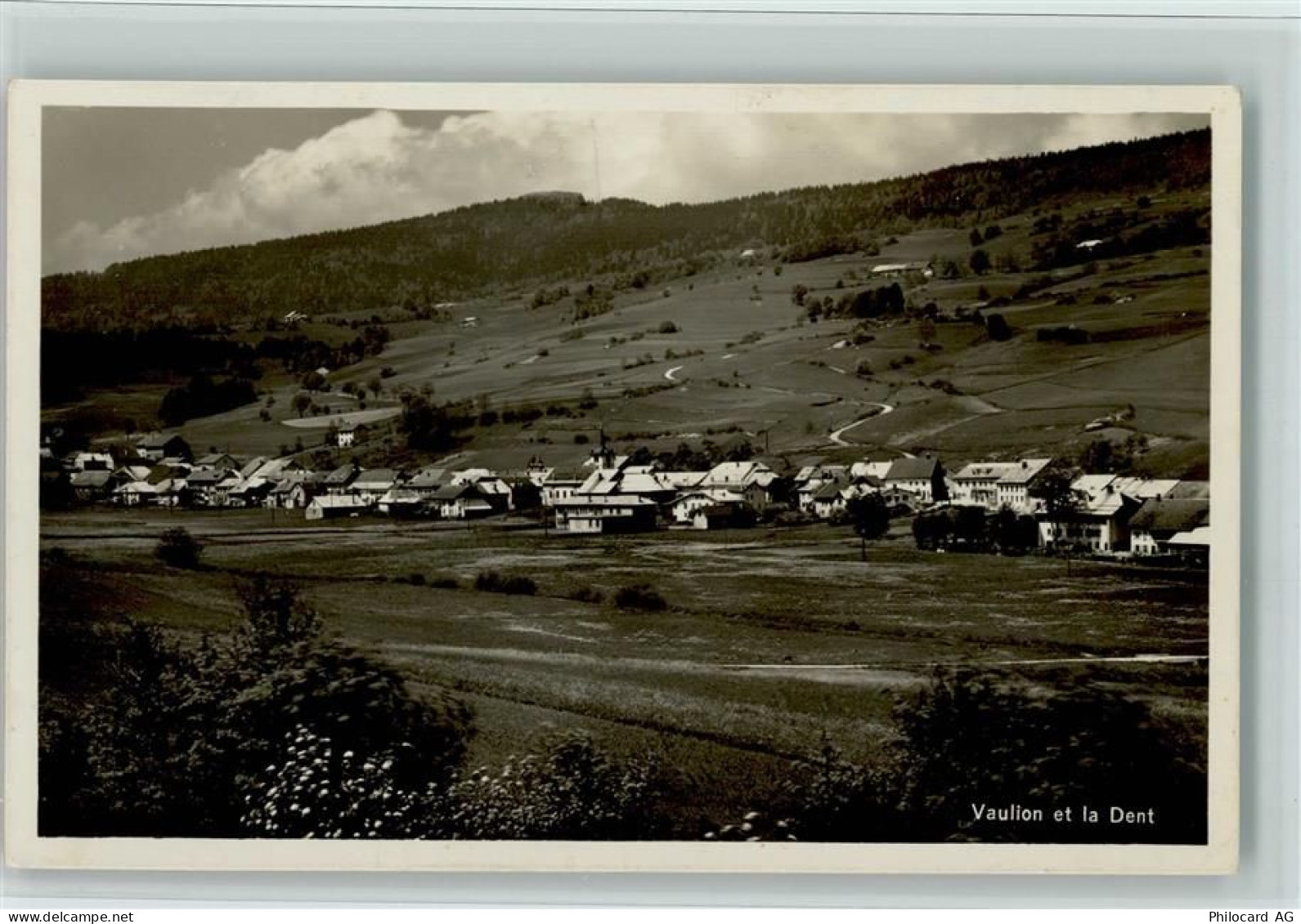 1325 Vaulion 1941 Foto AK Vue generale, Verlag Deriaz 654 AK - 13086954