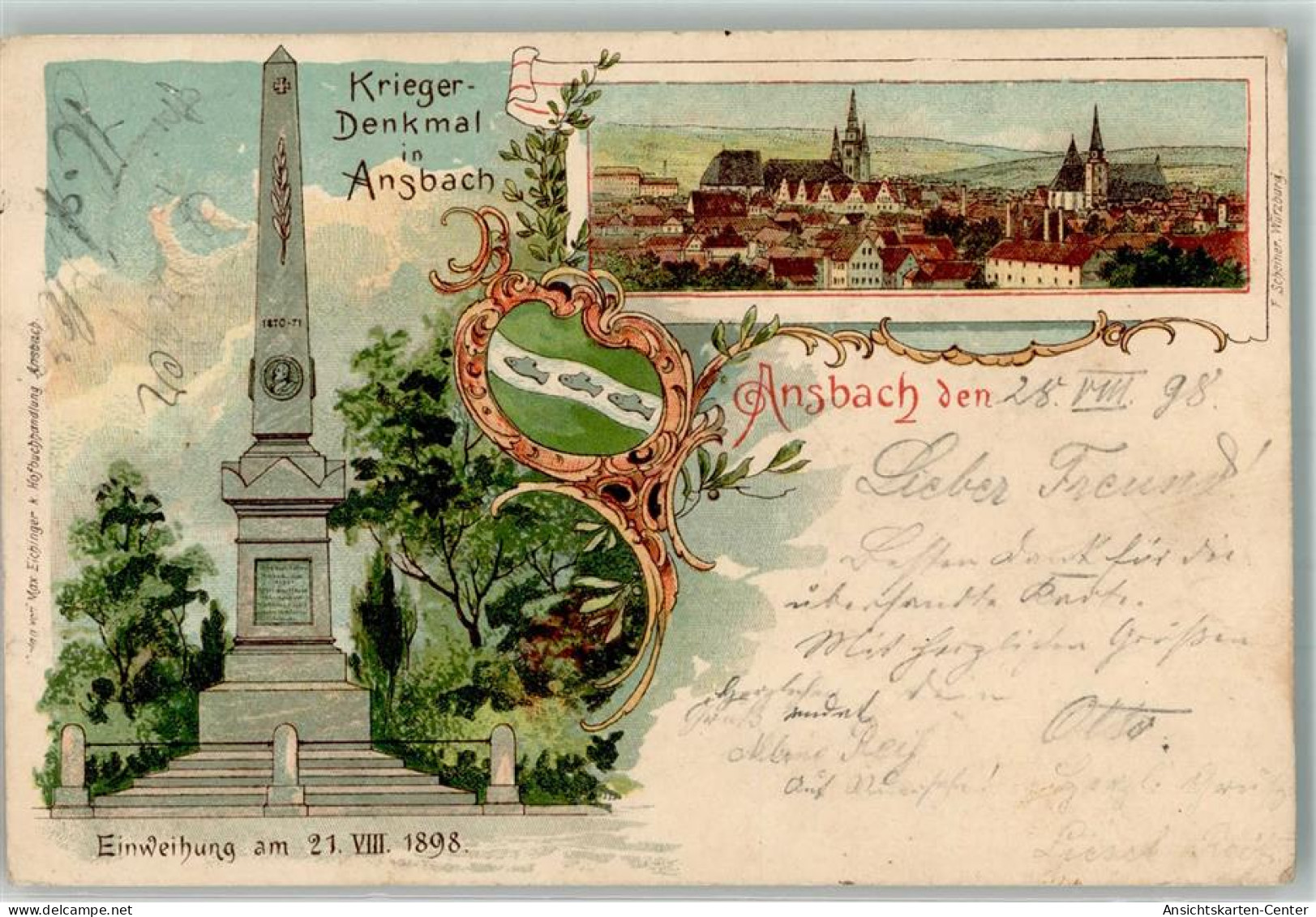 13300572 - Ansbach , Mittelfr