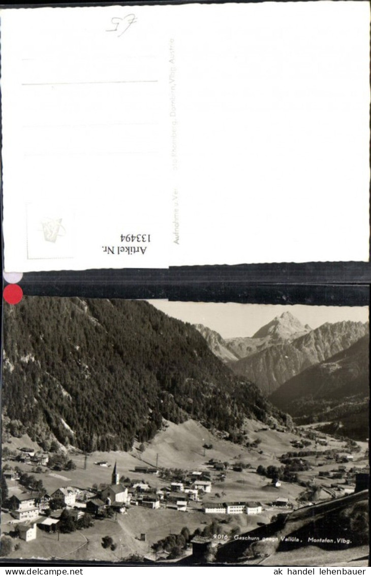 133494,Gaschurn geg. Vallüla Montafon Totale