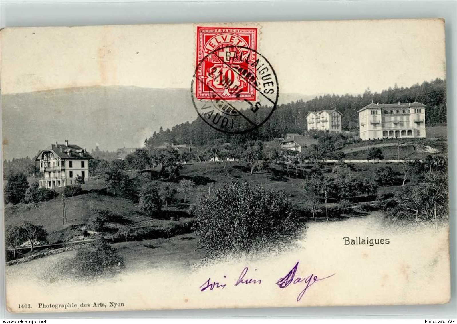 1338 Ballaigues 1904 - 10643322