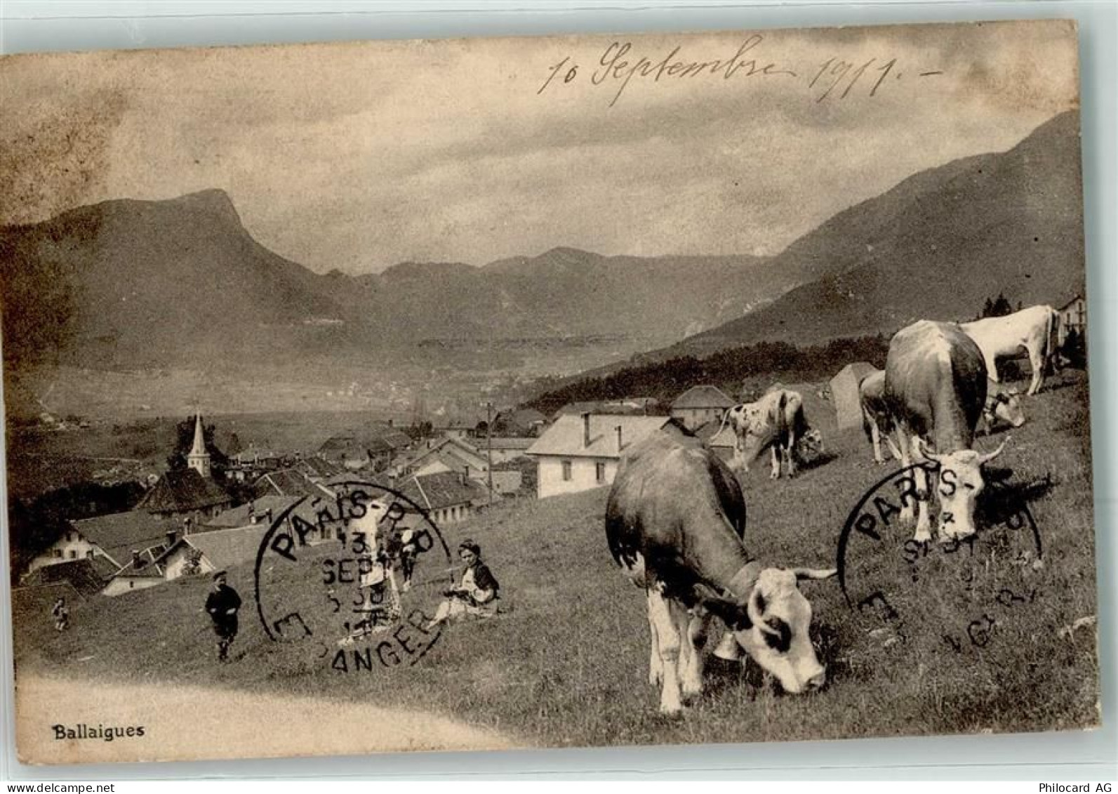 1338 Ballaigues 1911 - Kühe - 10643413