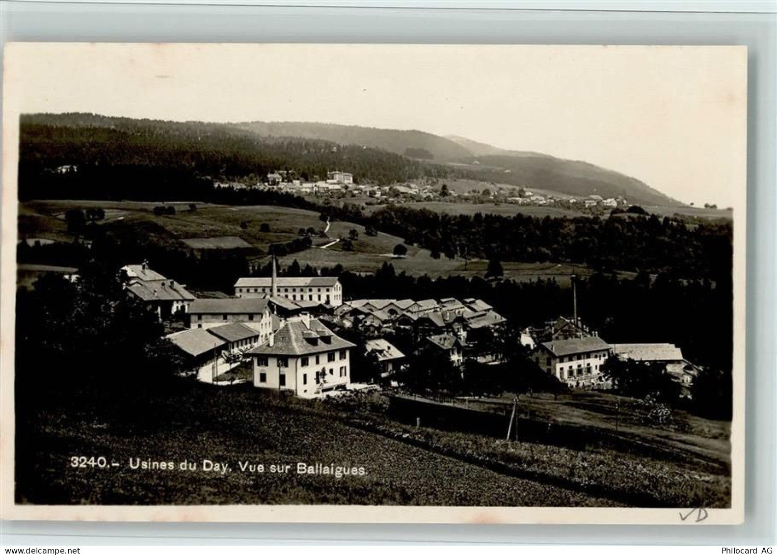 1338 Ballaigues - Usines du Day Vue sur Ballaigues - 11084637