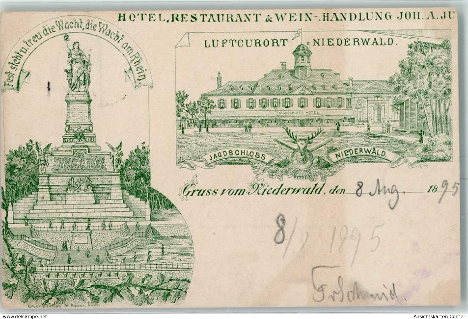 13423677 - Niederwald , Jagdschloss