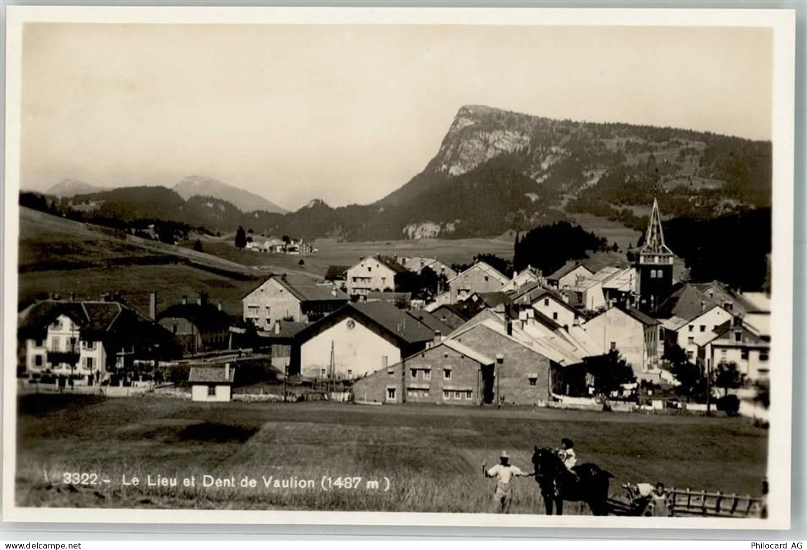 1345 Le Lieu Le Séchey - Dent de Vaulion Pferd - 39694344