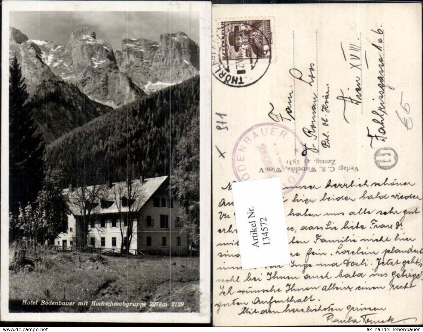 134572,Hotel Bodenbauer Hochschwab Thörl bei Aflenz