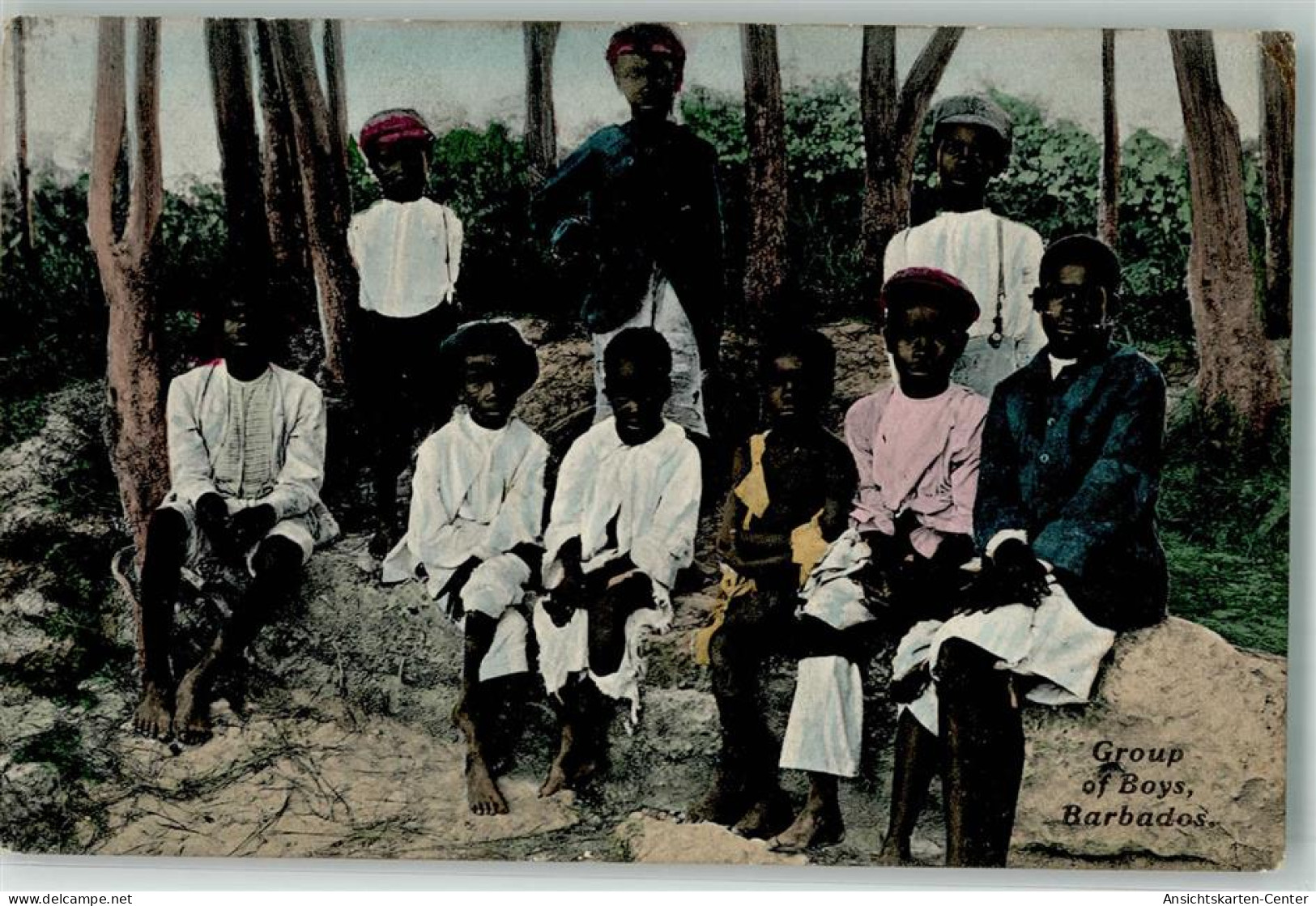 13512049 - Group of Boys Jungen Gruppenfoto Barbados