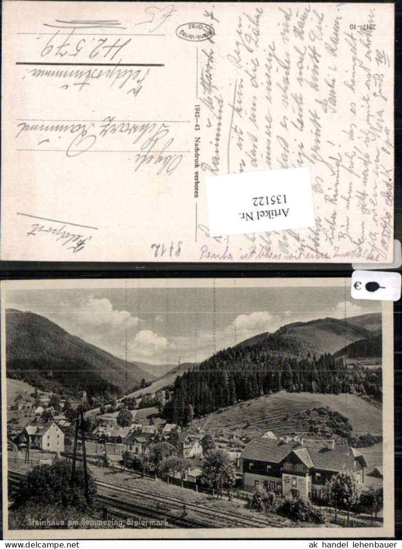 135122,Steinhaus am Semmering
