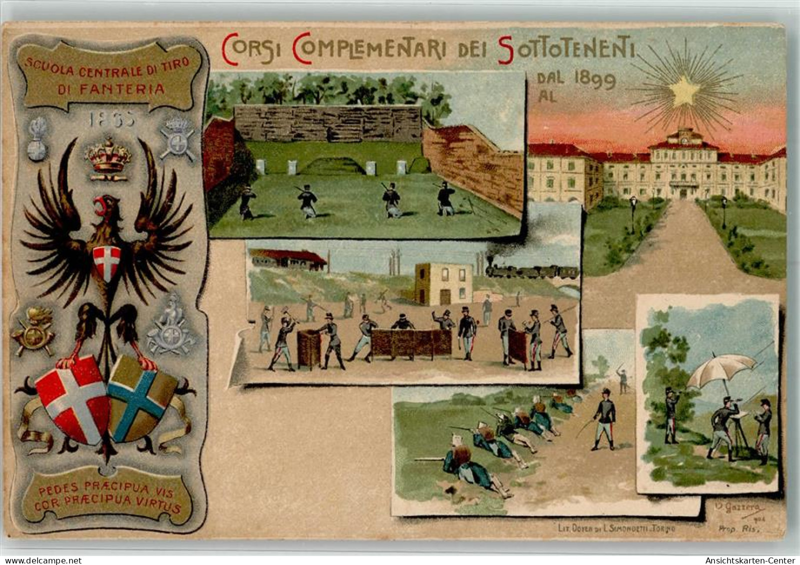 13514130 - Corsi Complementari 1899 Scuola Centrale di Tiro di Fanteria Wappen