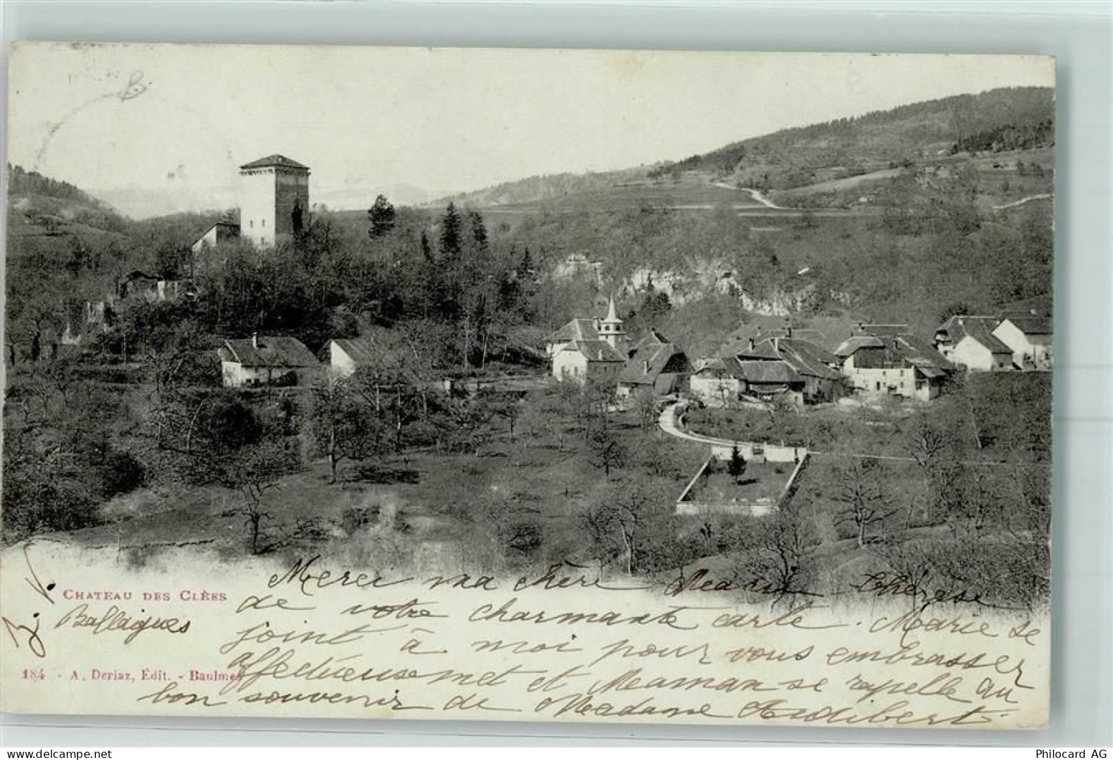 1356 Les Clées 1902 - Chateau - 13173413