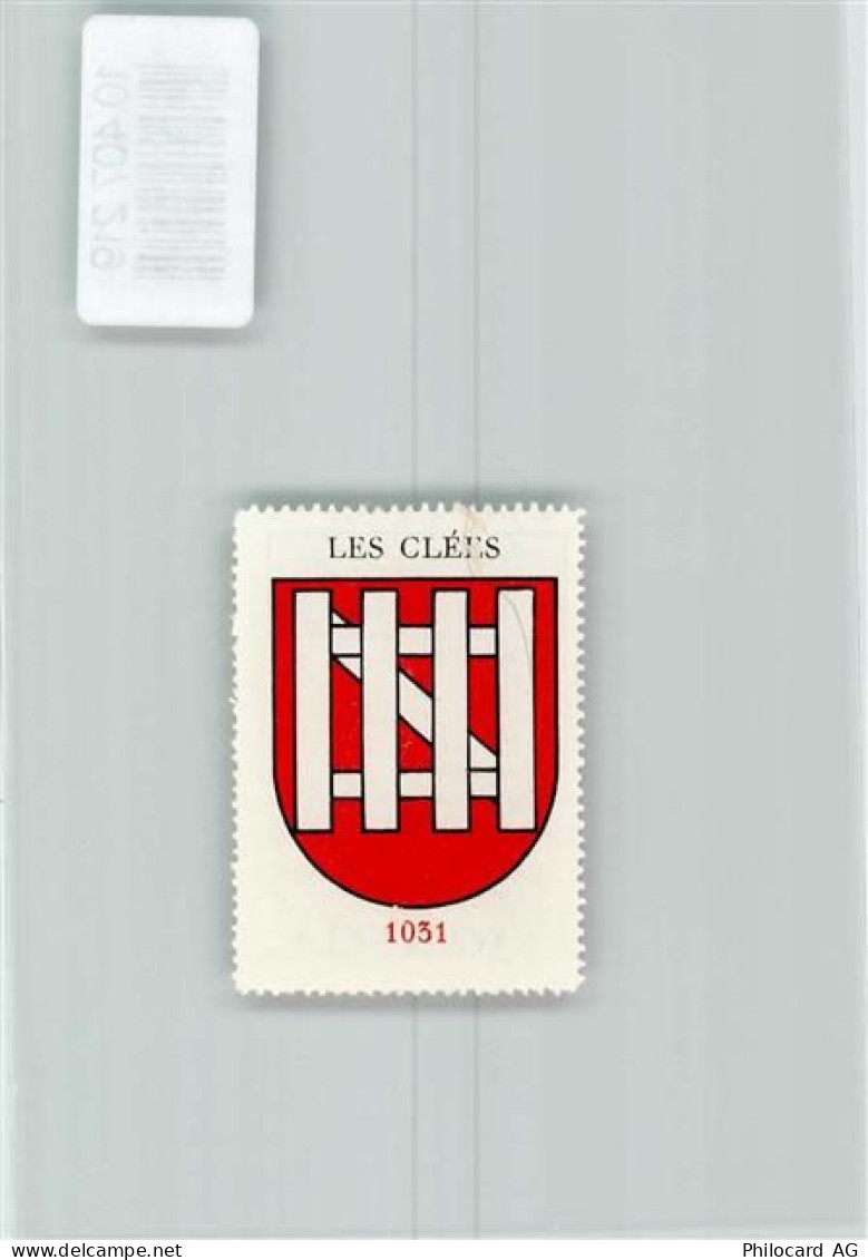 1356 Les Clées - Vignette Wappen Kaffee Hag 1920-1940 - 10407219