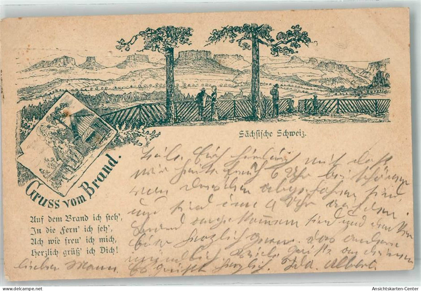 13617670 - Brand b Hohnstein, Saechs Schweiz