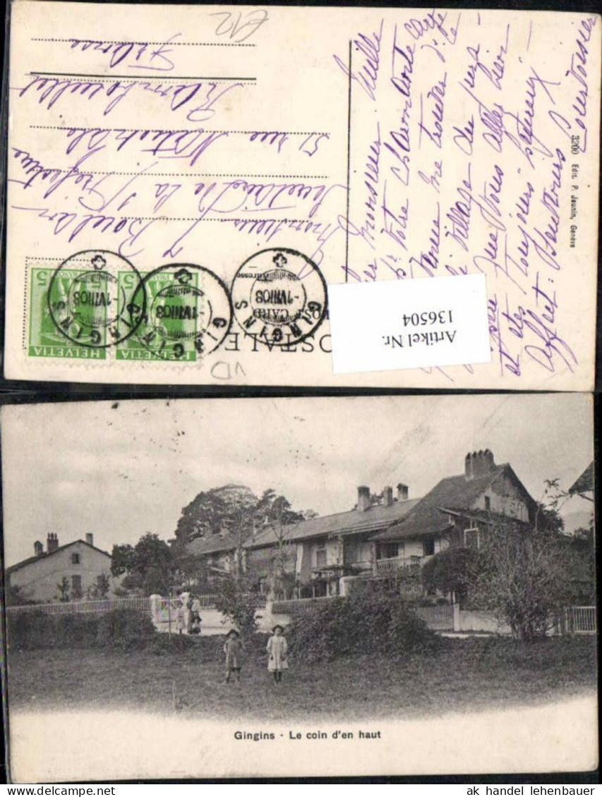 136504,Gingins Le Coin den Haut Seltene Detailpartie Kt Waadt