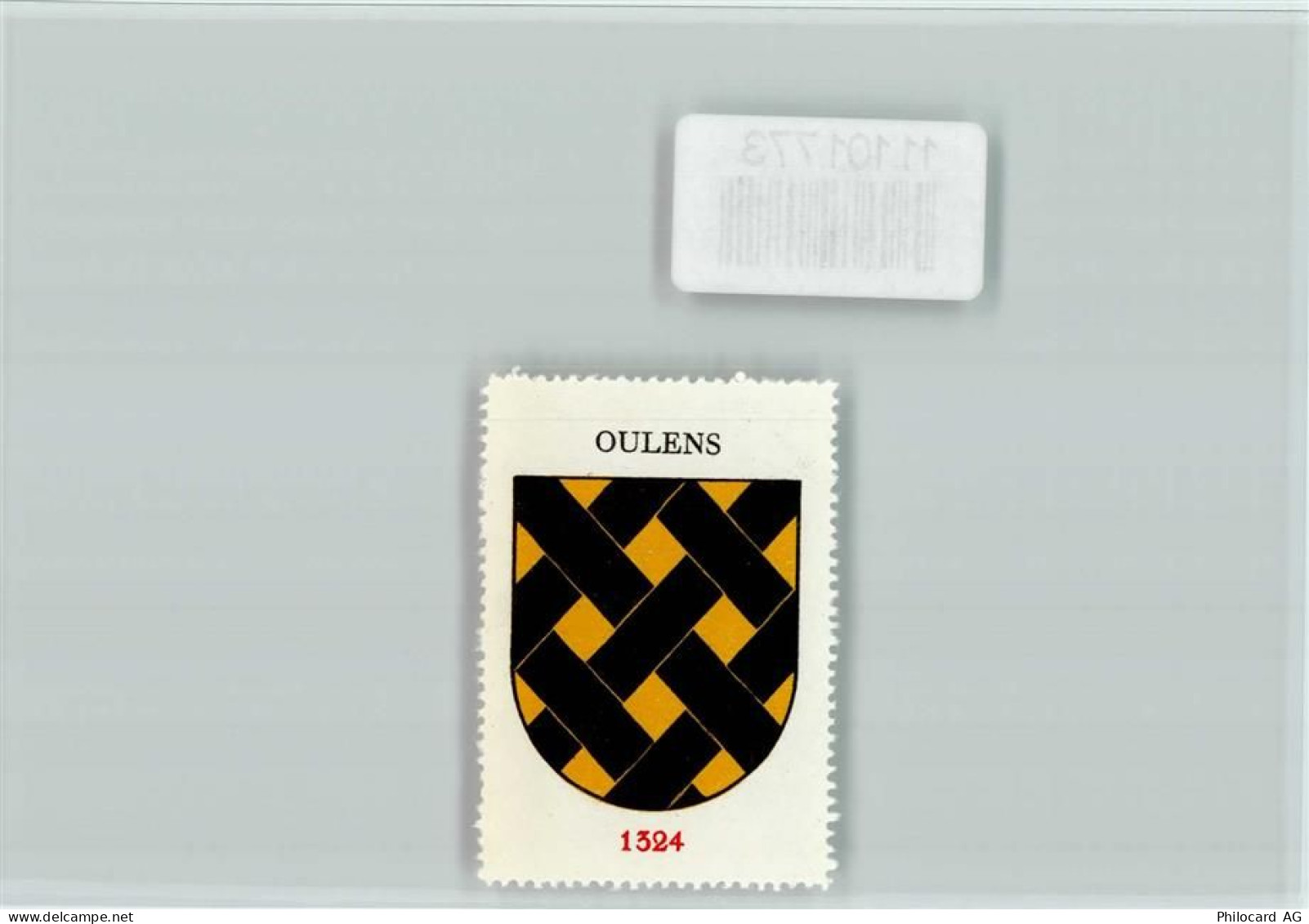 1377 Oulens-sous-Echallens - Vignette Wappen Kaffee Hag ca 1920-1940 - 11101773