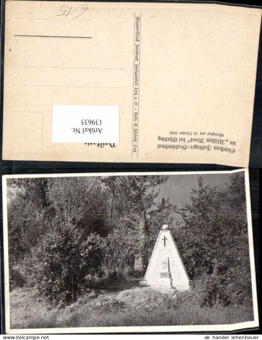 139635,Fadinger Denkmal bei Eferding Wilden Moos