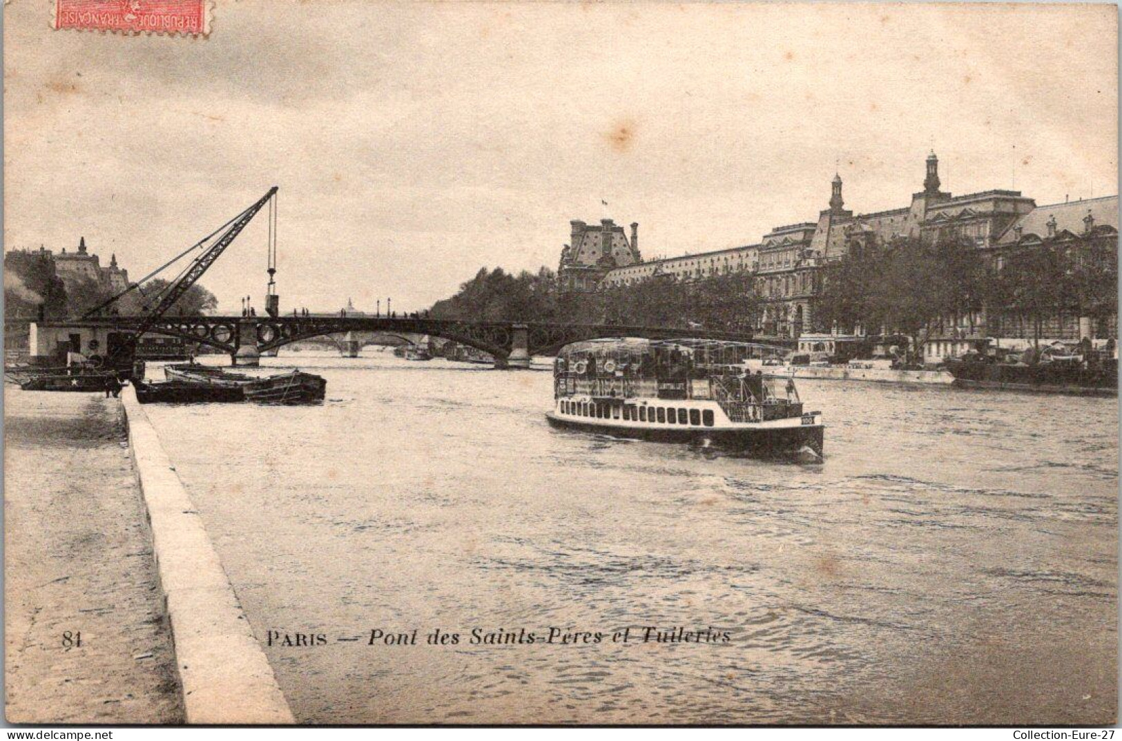 (14/12/25) 75-CPA PARIS - 6-7ème ARRONDISSEMENT - PONT DES SAINTS PERES