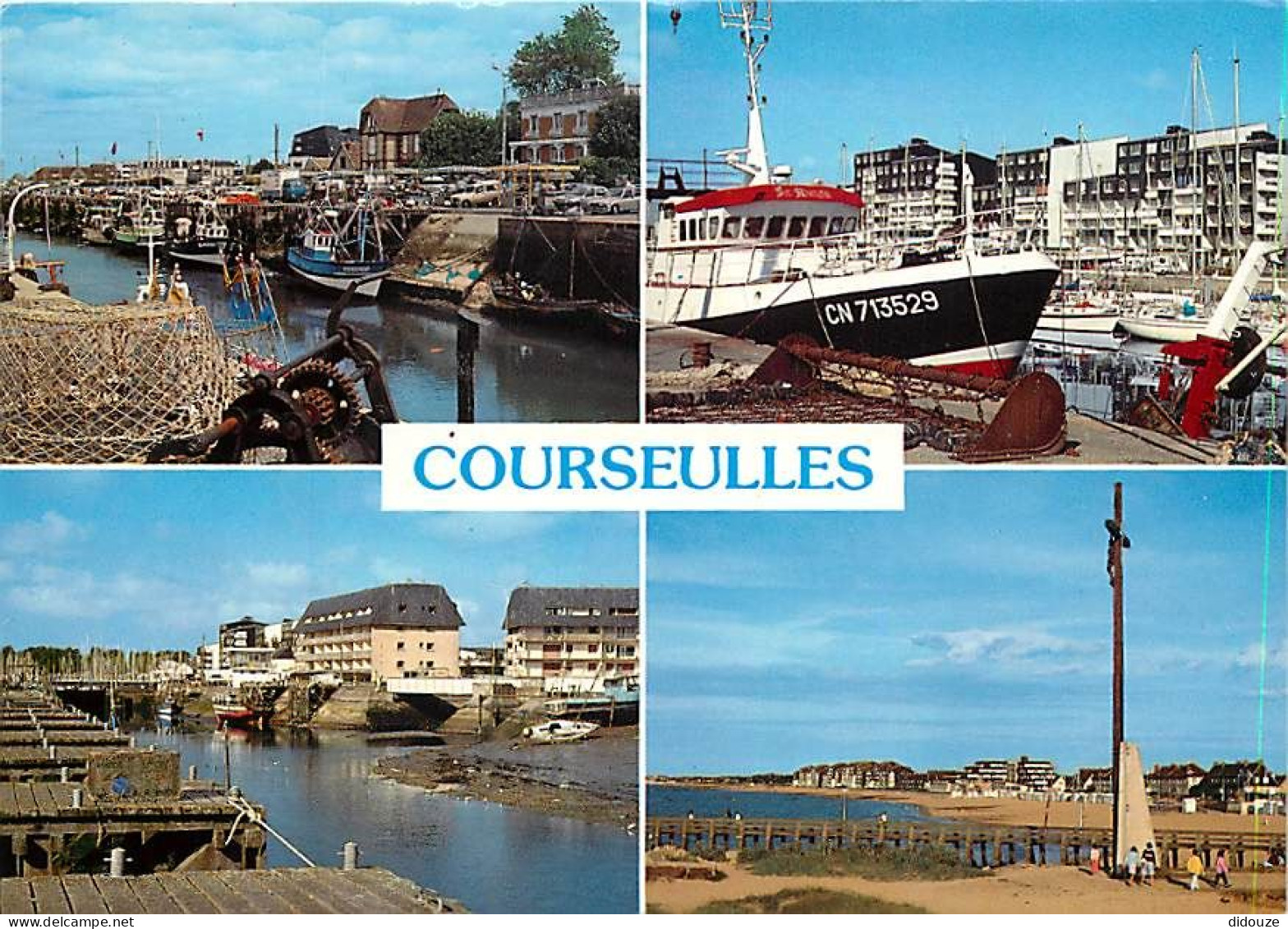 14 - Courseulles sur Mer - Multivues - Bateaux - CPM - Voir Scans Recto-Verso